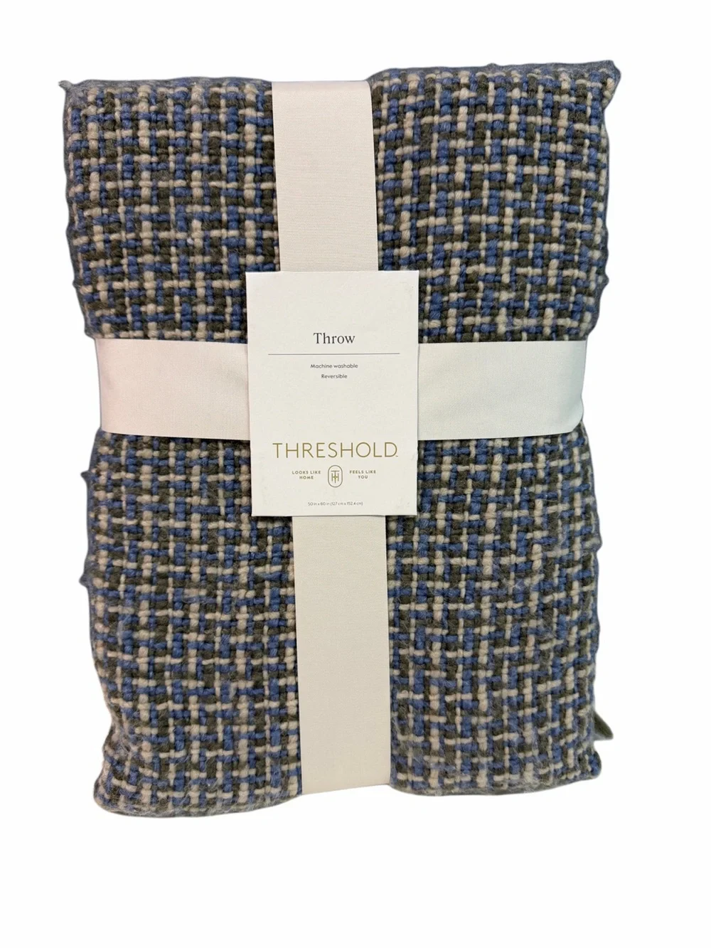 Threshold Woven Reversible Throw Blanket 50X60